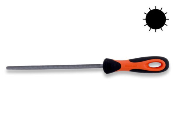 LIMA BAHCO BASTARDA TONDA C/MANICO 8"