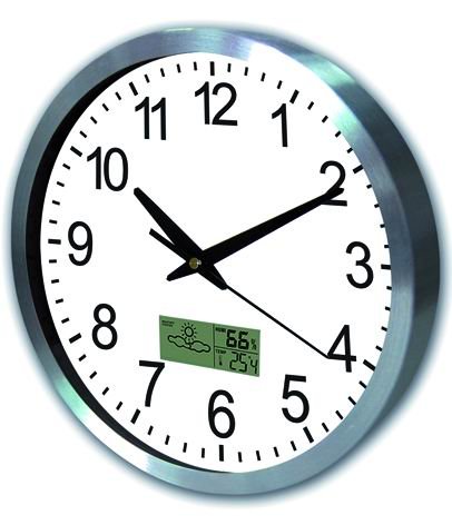 OROLOGIO DA PARETE C/METEO 25CM