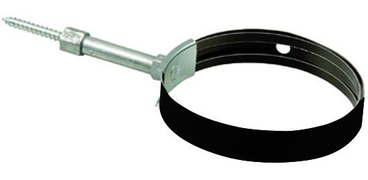 COLLARI P/TUBI STUFA ALLUNGABILI NERI 8-14 CM