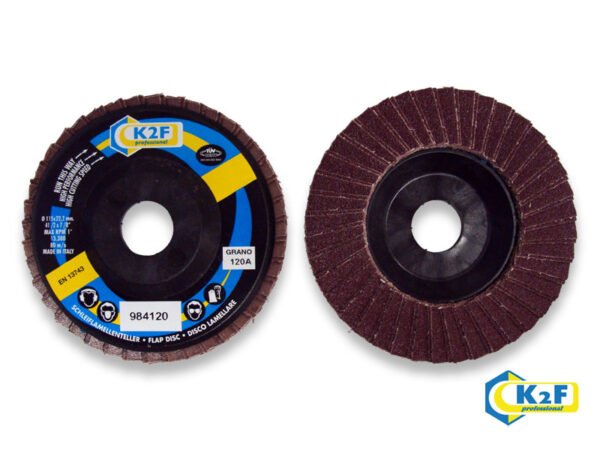 DISCO LAMELLARE K2F CORINDONE 115MM GRANA 80