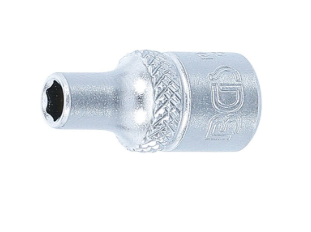 BUSSOLA SATINATA ATTACCO 1/4" ESAGONALE 1/2"