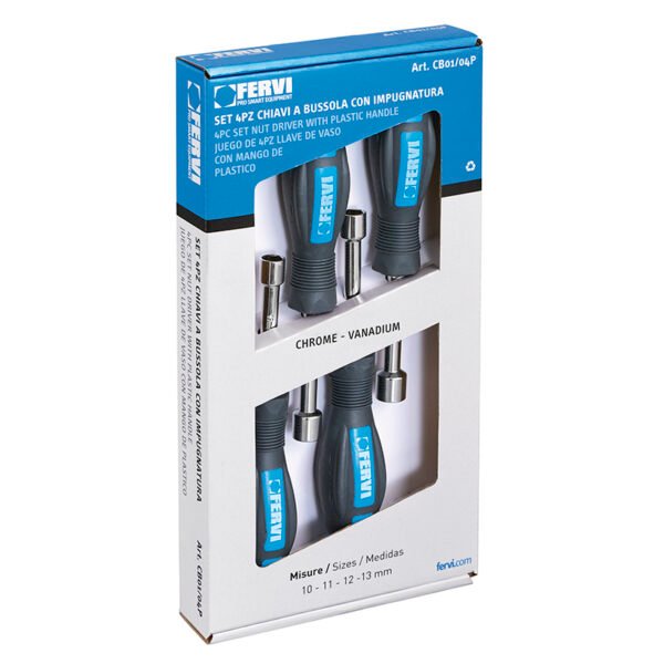 SERIE 4 CHIAVI A BUSSOLA C/IMPUGNATURA