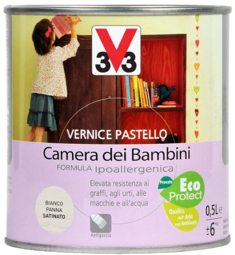 VERNICE PASTELLO PER CAMERA BAMBINI ROCK N’ROLL 250ML