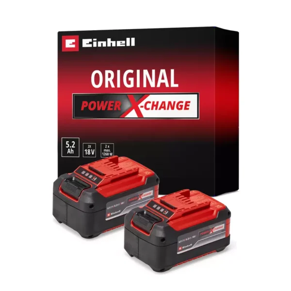EINHELL 2 BATTERIE PXC 18V 5,2AH 4511526