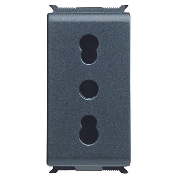 PRESA 2P+T 16A BIV.ST.ITAL.CON SCHERMI