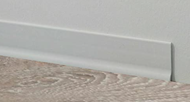 BATTISCOPA CLASSICO PVC GRIGIO CHIARO 70x2000 MM