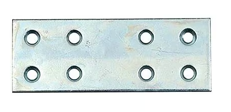 CF.50 LASTRINA ZINC. 8 FORI 120MM