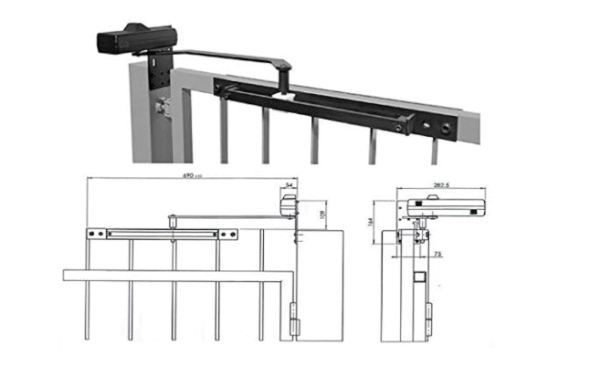 ASSA ABLOY DC620G CHIUDICANCELLO 1000MM