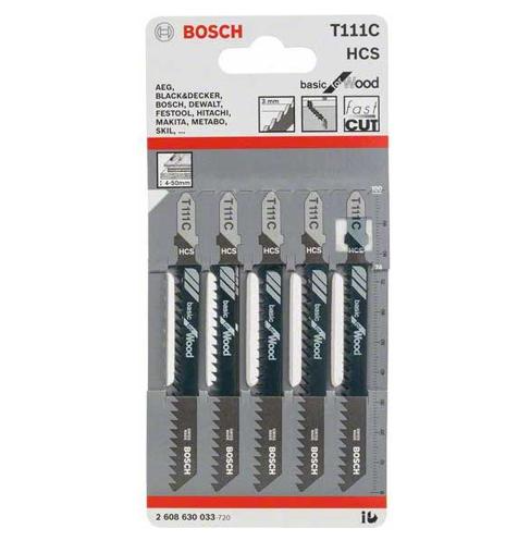 BOSCH LAME P/SEGHETTO ALTERN. T111C 5PZ