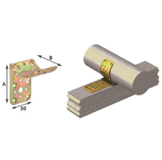 CF.25 PIASTRA AD INCROCIO PIA/TON. TROP. 50x80x80