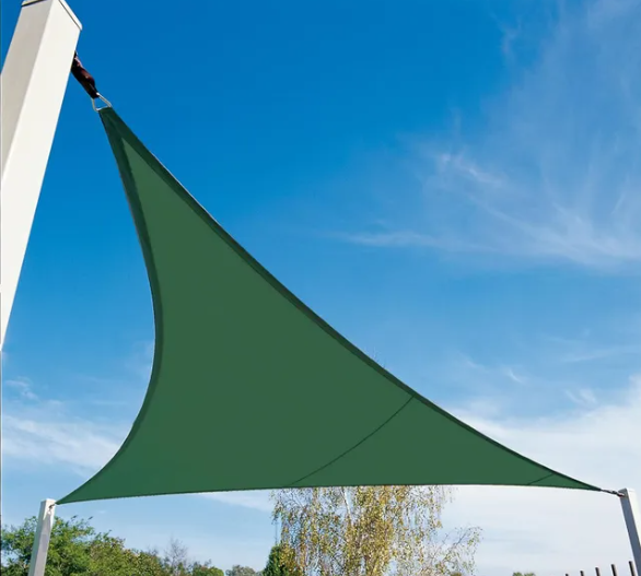 RETE PARASOLE BLINKY VERDE TRIANGOLARE 3x3 3MT