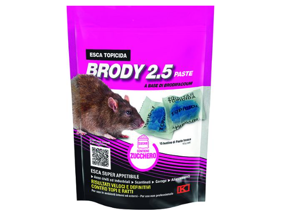 BRODY 2.5 ESCA TOPICIDA KOLLANT ZUCCHERI 150GR