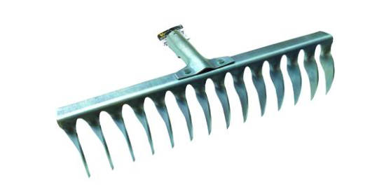 RASTRELLO ASSOLCATORE VIGOR ACC. ZINC. 14 DENTI