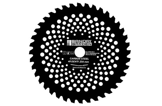 DISCO P/DECESPUGLIATORE 40 DENTI FORATO 255MM