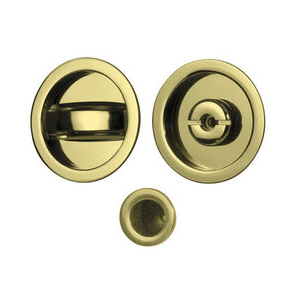 KIT PORTA P/SCORREVOLE NICCHIA 48MM C/NOTT. ORO