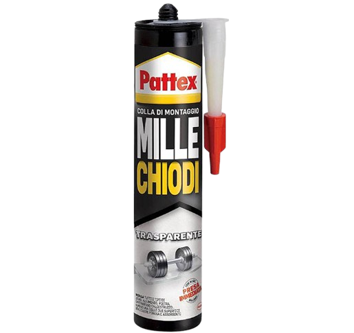 PATTEX ADESIVO MONTAGGIO MILLECHIODI TRASPARENTE 310ML