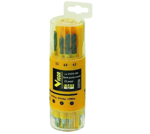 CONTENITORE MISTO 23 PUNTE HSS + INSERTI