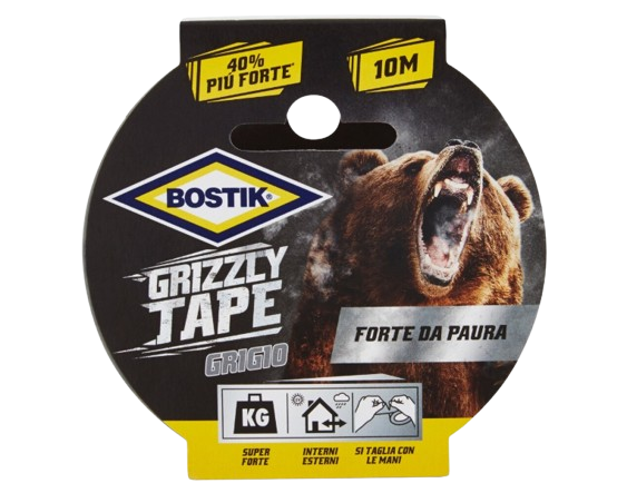 BOSTIK NASTRO GRIZZLY TAPE GRIGIO 10MT