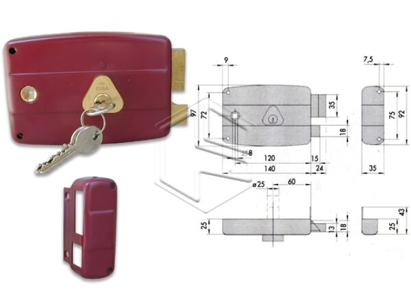 CISA 50171-60-1 SERR APPL CIL FISSO DX