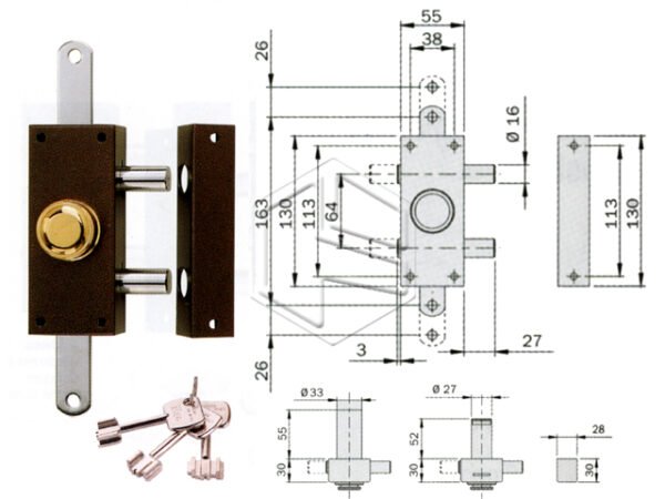 ISEO 910335 DEV VIS TRIP POMPA MM60 S/A