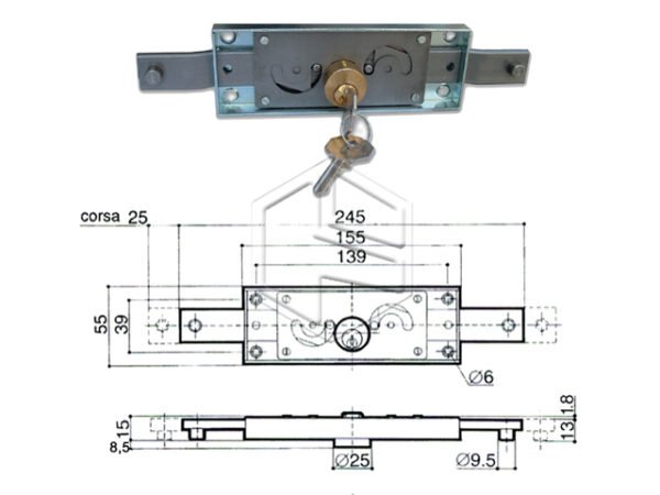 PREFER A212-0012 SERR CENTR.ZANCATA**
