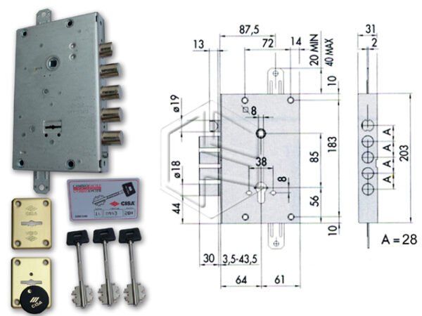 CISA 57665-28-A SERR D/M NEW C FACILE