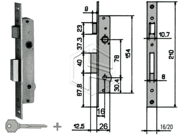 FIAM 901K SERR SPILLO MM16 MAND E SCR