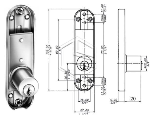 MERONI 2B64 SERR APPL CIL MM 20 S/ASTE