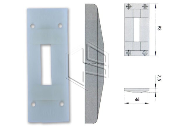 CISA 06062-00-0 CONTROPIASTRA NYLON