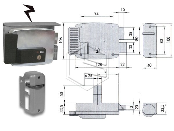 CISA 11761-60-1 SERR EL APPL CIL FIS DX