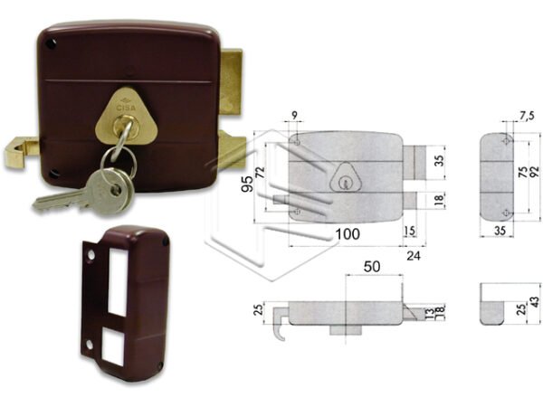 CISA 50121-50-1 SERR APPL CIL FISSO DX