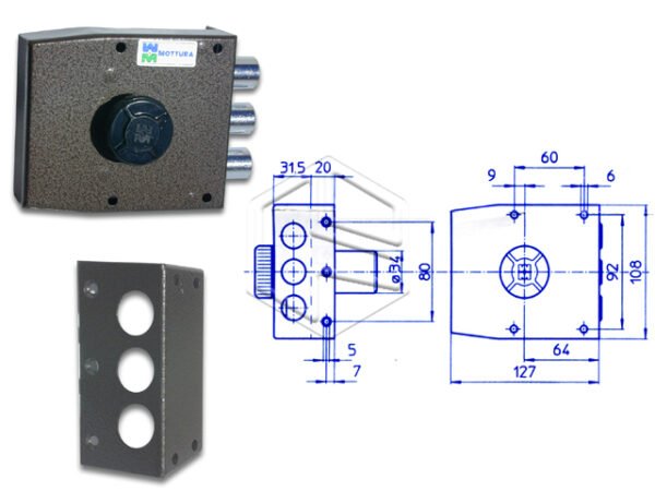 MOTTURA 30.401 SERR POMPA LATERALE DX