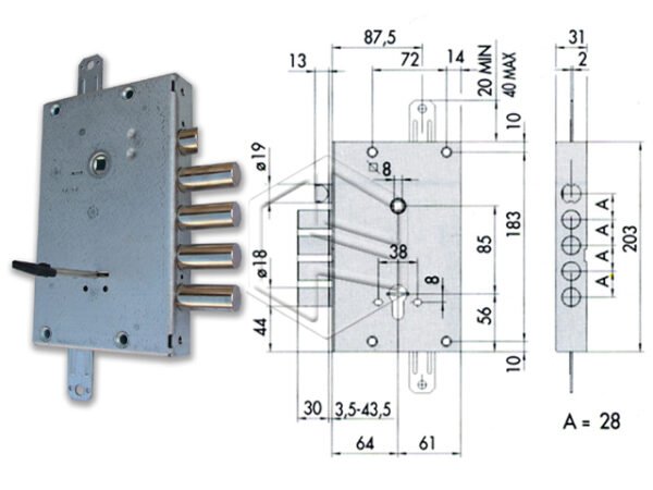 CISA 57515-28-0 SERR D/M APPL TRIPL S/A