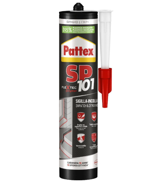PATTEX SP-101 SILICONE GRIGIO 280ML