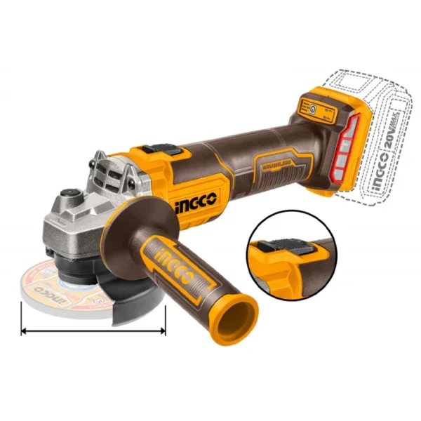 SMERIGLIATRICE A BATTERIA INGCO 20V