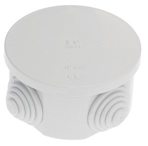 SCATOLA DERIVAZIONE IP44 TONDA A PRESSIONE 65x35