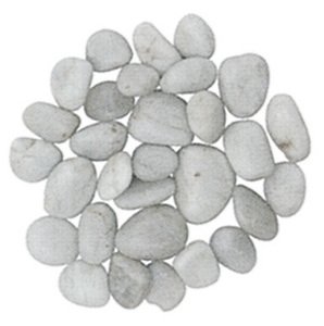 CF.10KG CIOTTOLI LEVIGATI BIANCHI