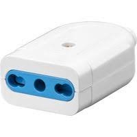 PRESA BI-PASSO 10/16 BIANCA