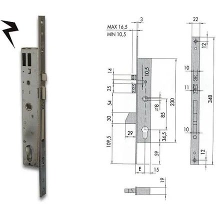 CISA 16215-25 SERRATURA S/C.ELETTRICA