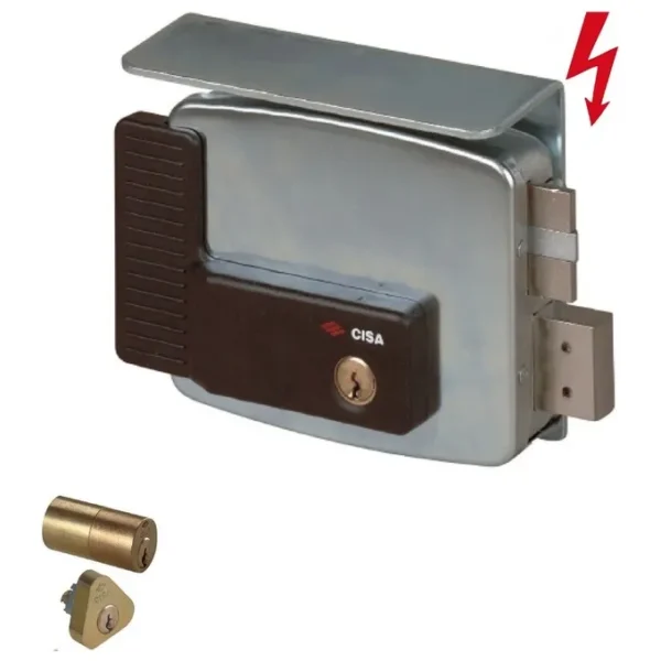 CISA 11761801 ELETTROSERRATURA DA APPLICARE LATERALE E 80 DX FORO TONDO 2 MANDATE