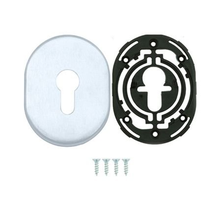 DISEC KT036 KIT MOSTRINA INT. CIL. EUROPEO CROMO SATINATO