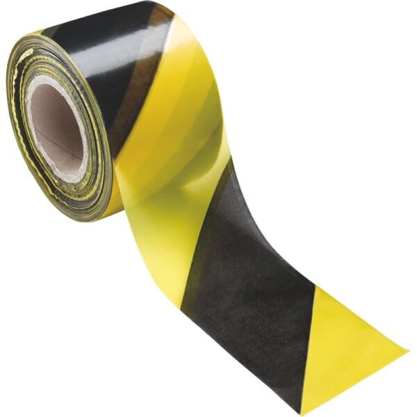 NASTRO SEGNALETICO GIALLO-NERO H.70x200MT