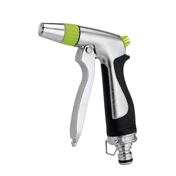 PISTOLA METALLO CROMATO C/IMPUGNATURA 1 GETTO