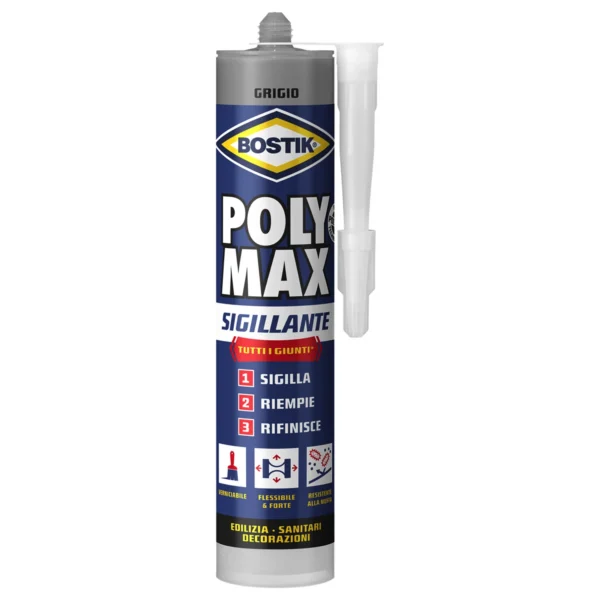 BOSTIK POLY MAXSIGILLANTE GRIGIO CHIARO 280ML