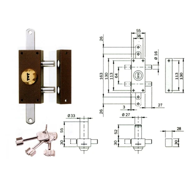 ISEO 910235 DEV VIS. TRIPLICE POMPA MM60 S/A