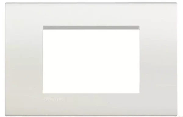 BITICINO - PLACCA 3 POSTI BIANCA