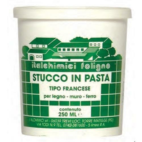 STUCCO IN PASTA BIANCO TIPO FRANCESE ML 250 (KG.0,500)
