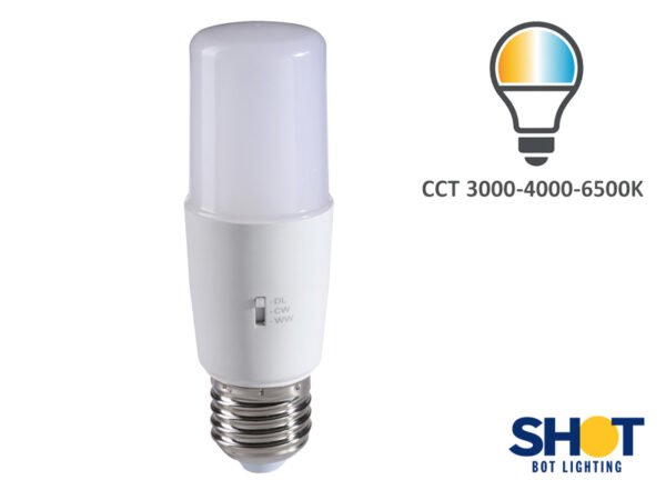 LAMPADA LED TUBOLARE CCT LUCE VARIABILE E27 60W