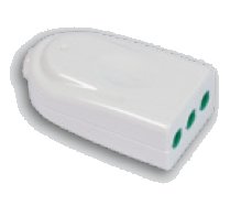 PRESA DRITTA 2P+T 10A BIANCA