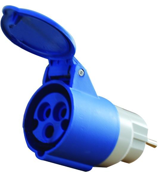 ADATTATORE INDUSTRIALE VIGOR 2P+T SCHUKO